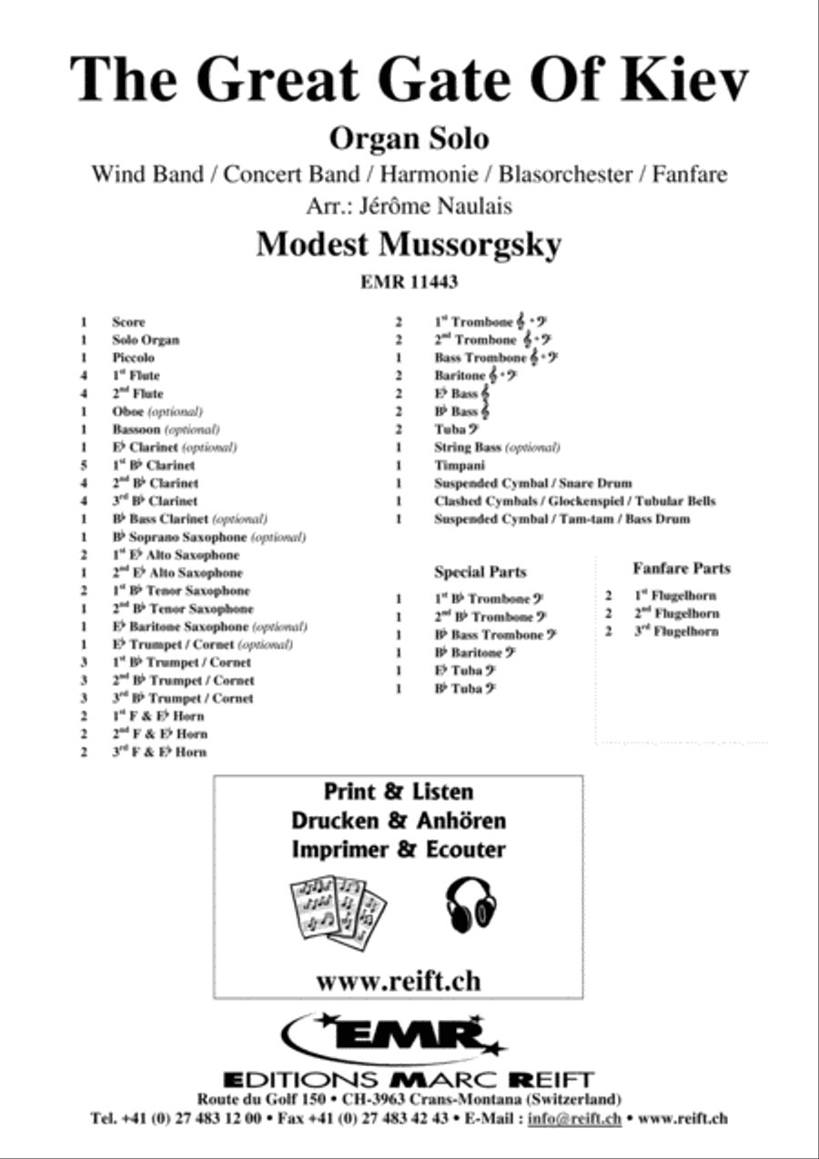 The Great Gate Of Kiev The Great Gate Of Kiev Concert Band scores gallery preview page 2