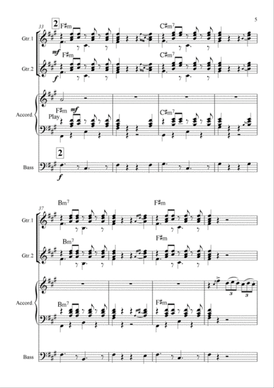 Jolly Char-a-bank Small Ensemble scores gallery preview page 5