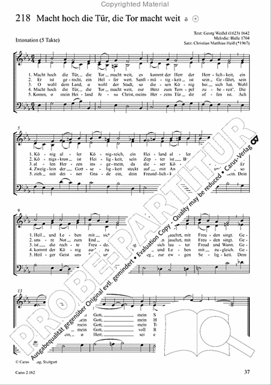 Chorbuch Gotteslob SAM 3-Part scores gallery preview page 38