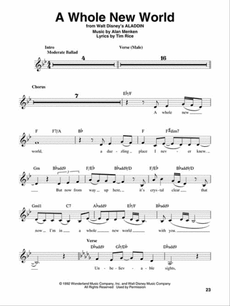 Disney Favorites Disney Favorites Voice scores gallery preview page 4
