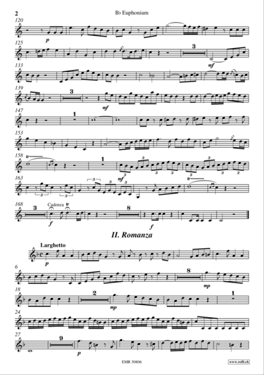 Concerto No. 3 Euphonium scores gallery preview page 3