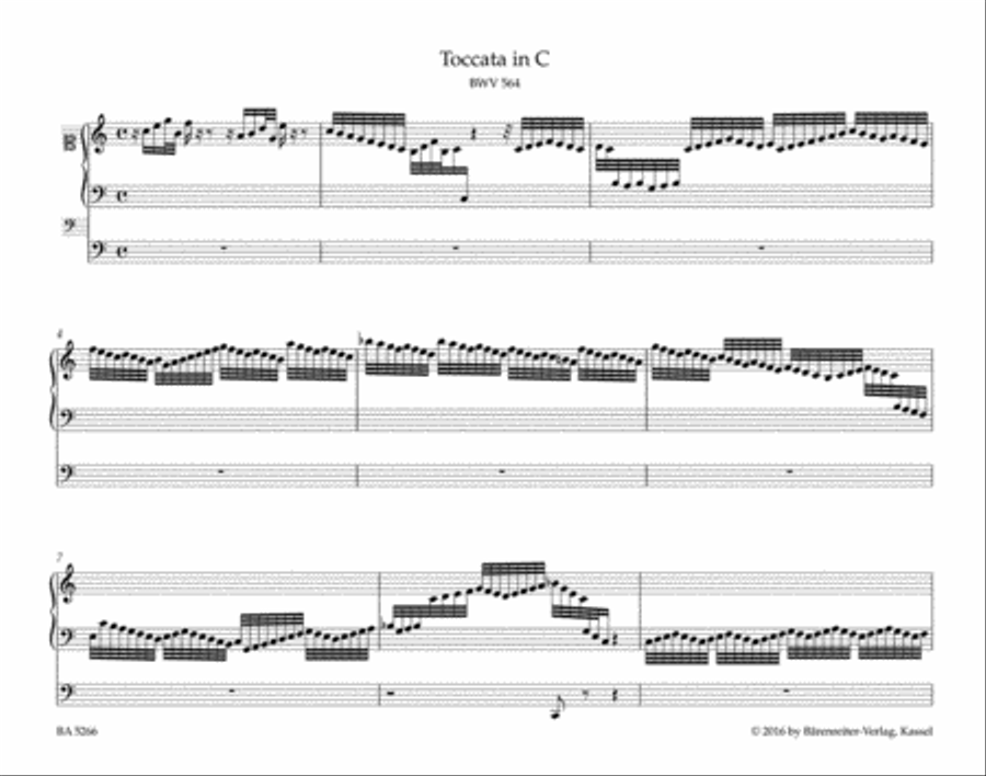Preludes, Toccatas, Fantasias and Fugues II / Early Versions and Variants to I (Volume 5) and II (Volume 6) Organ scores gallery preview page 2
