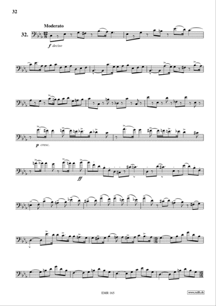 70 Studies Euphonium scores gallery preview page 12
