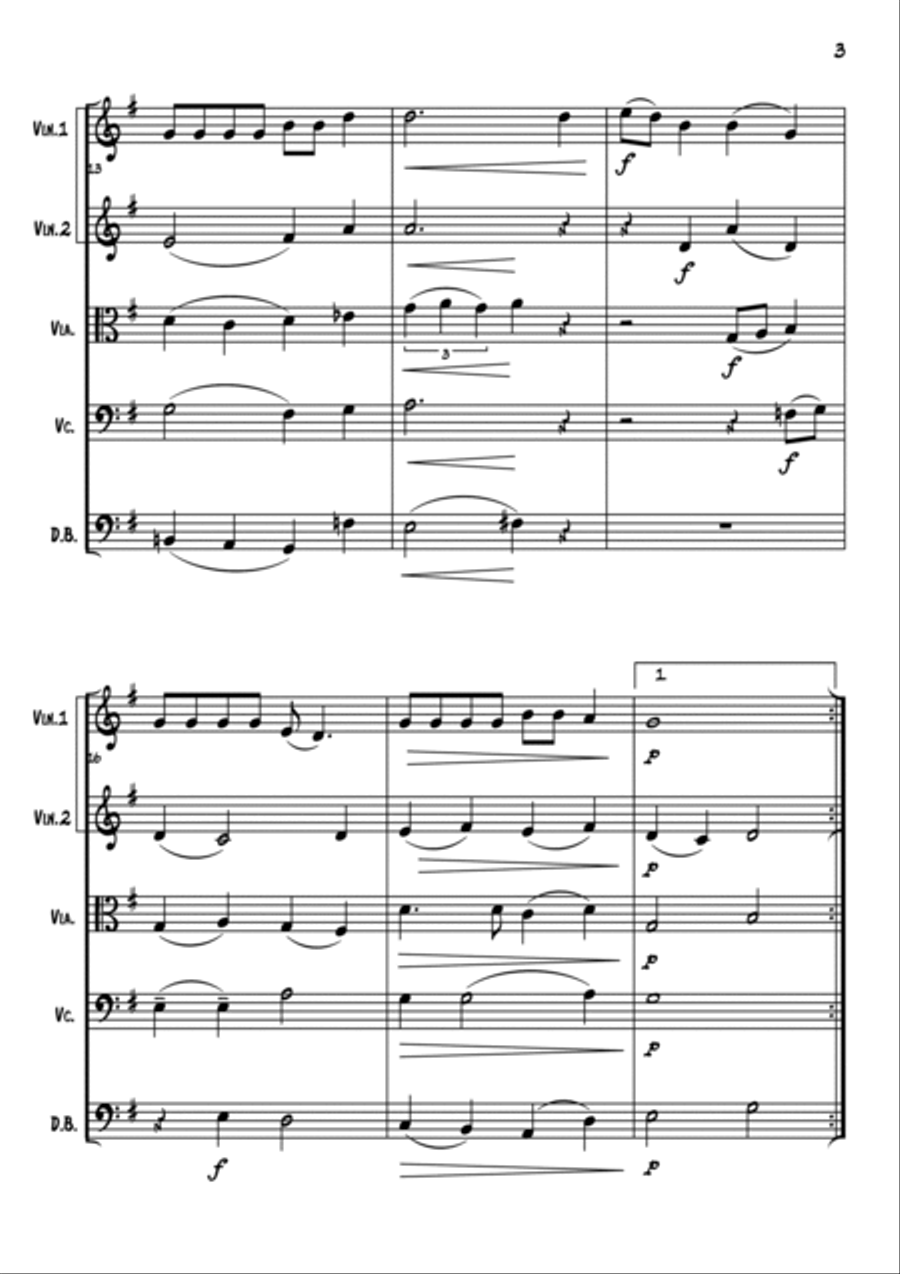 Swing Low, Sweet Chariot Swing Low, Sweet Chariot String Orchestra scores gallery preview page 4