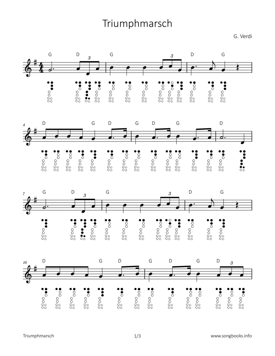Triumphmarsch Chamber Music scores gallery preview page 1