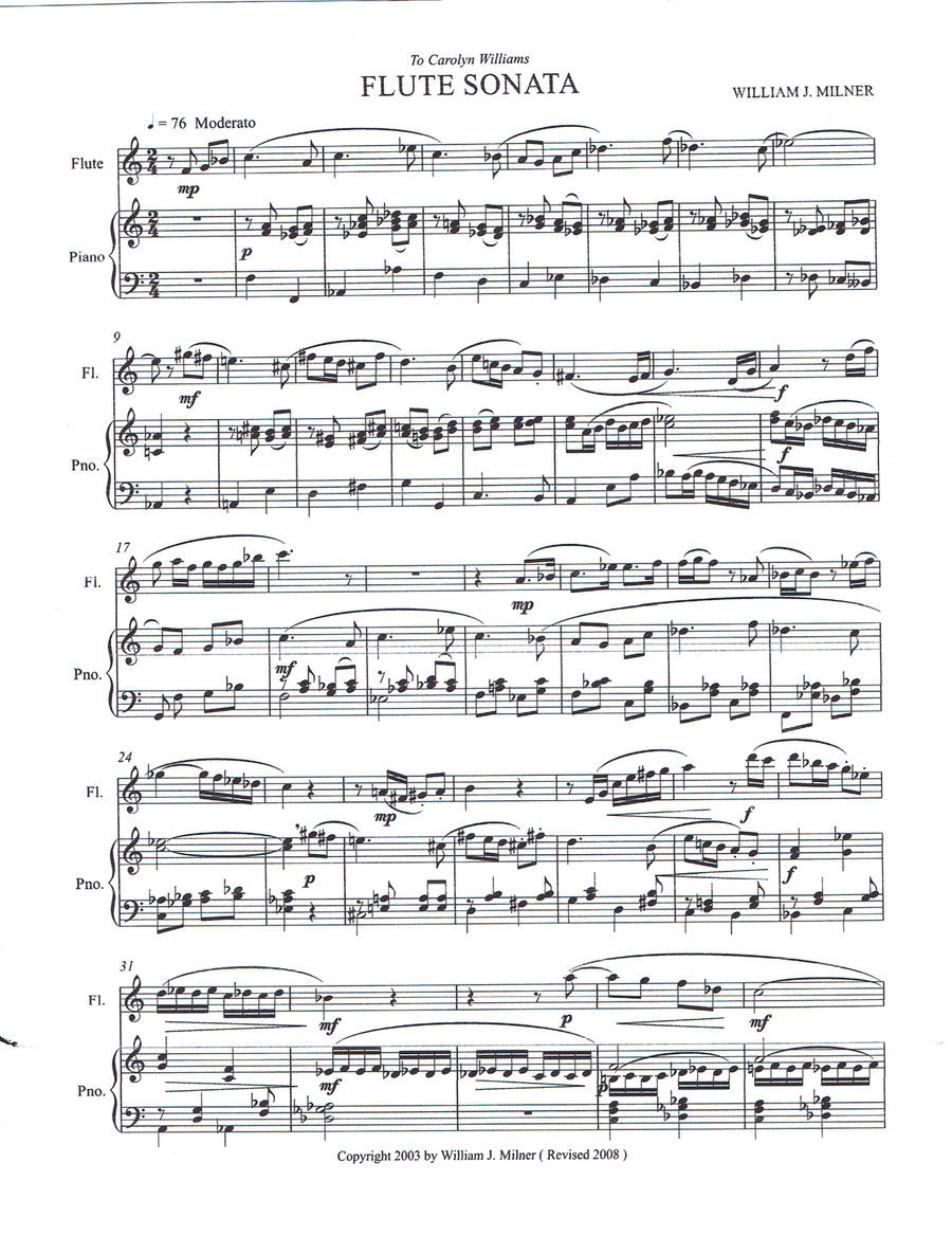 Flute Sonata