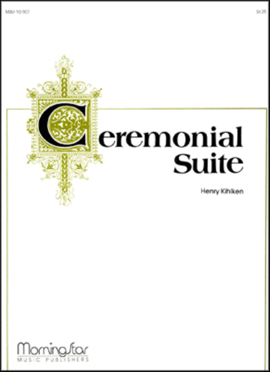 Ceremonial Suite Organ scores gallery preview page 1