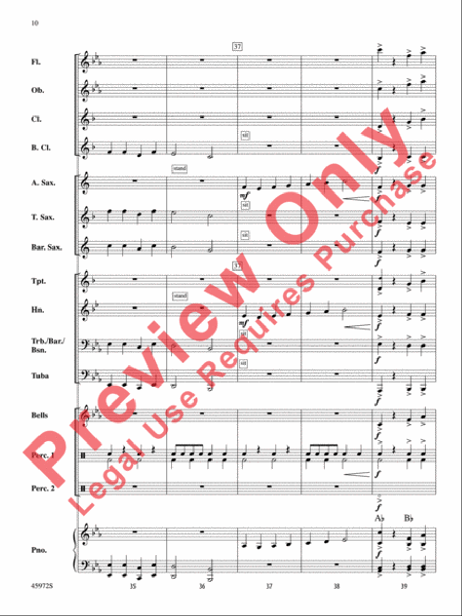 Pop Goes the Band Pop Goes the Band Concert Band scores gallery preview page 11