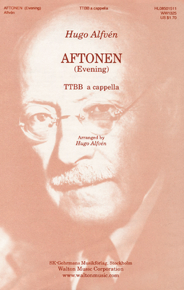 Book cover for Aftonen - TTBB divisi