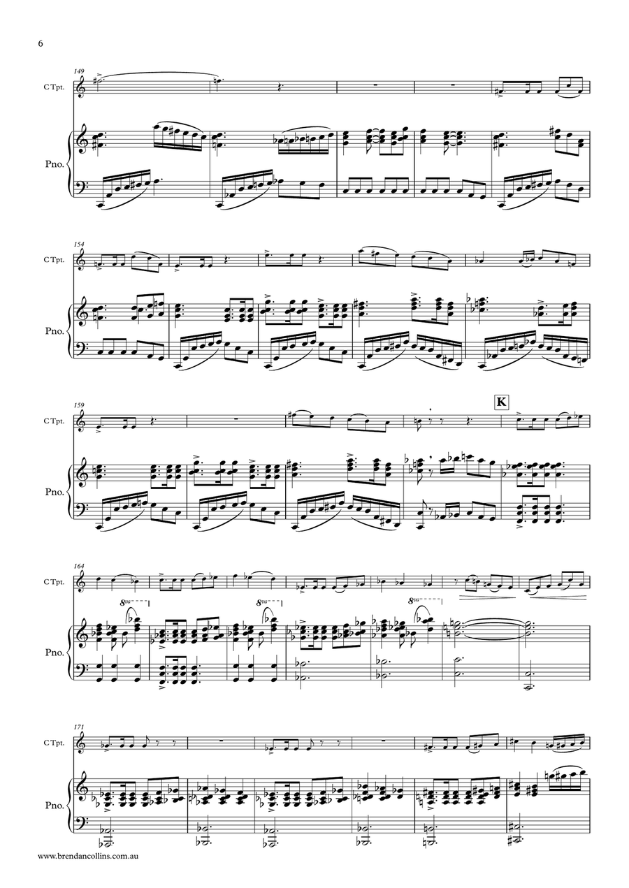 Scherzo Trumpet Solo scores gallery preview page 6