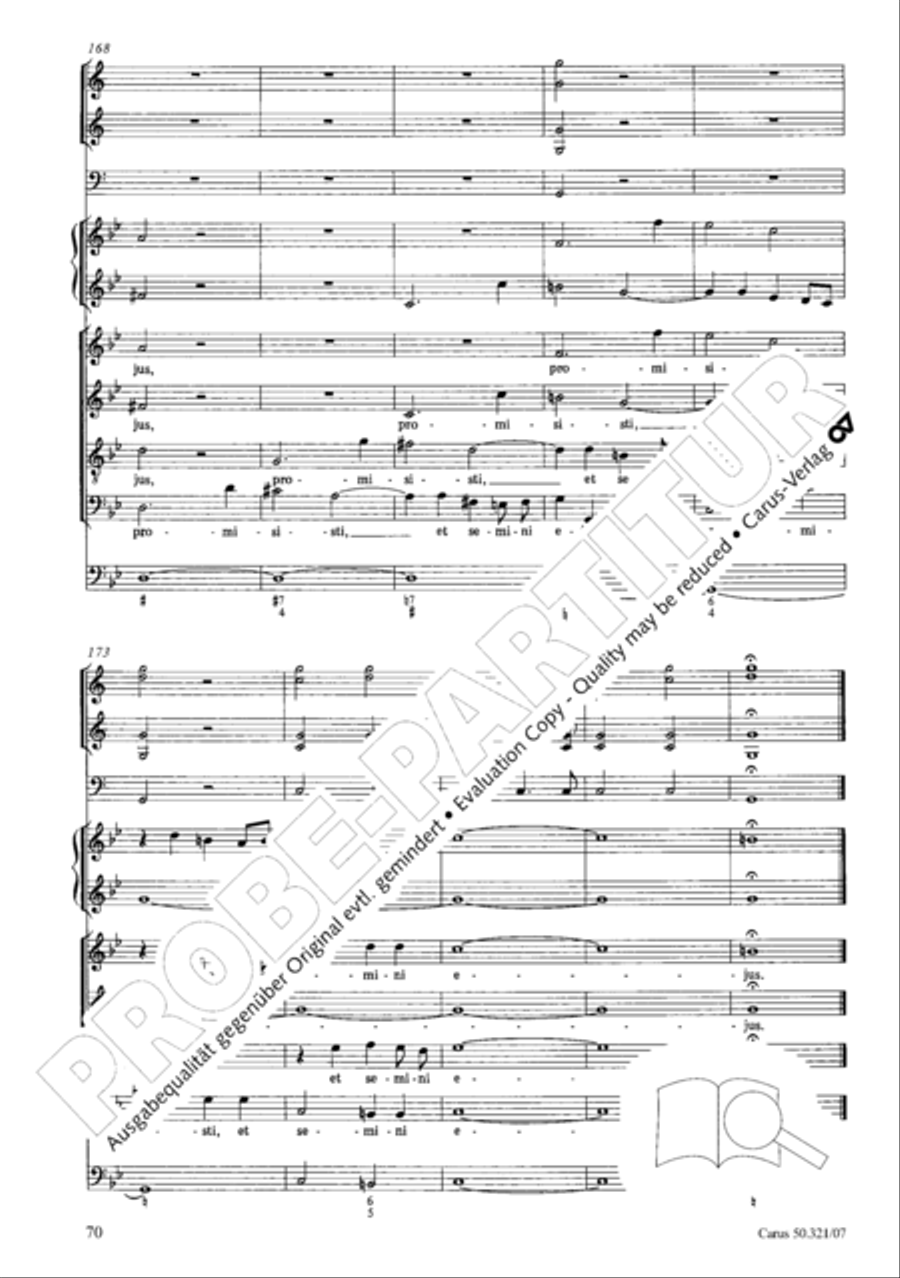 Requiem in C minor 4-Part scores gallery preview page 77