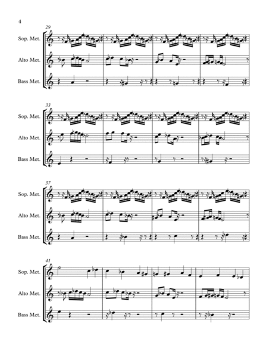 Opus 47 - Speaking with stars Percussion Ensemble scores gallery preview page 4
