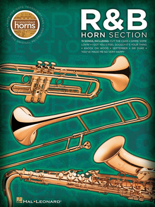 Book cover for R & B Horn Section Transcribed Scores