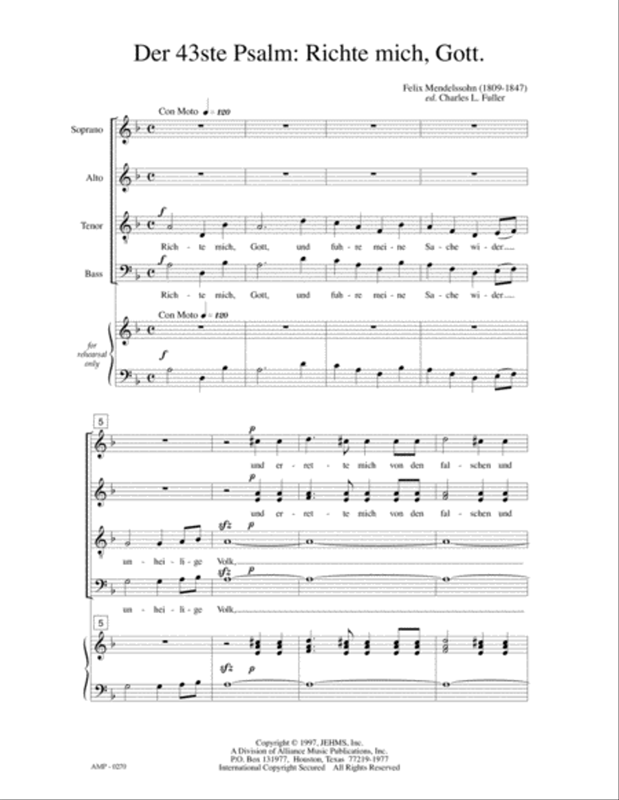 Psalm 43 SSAATTBB scores gallery preview page 2