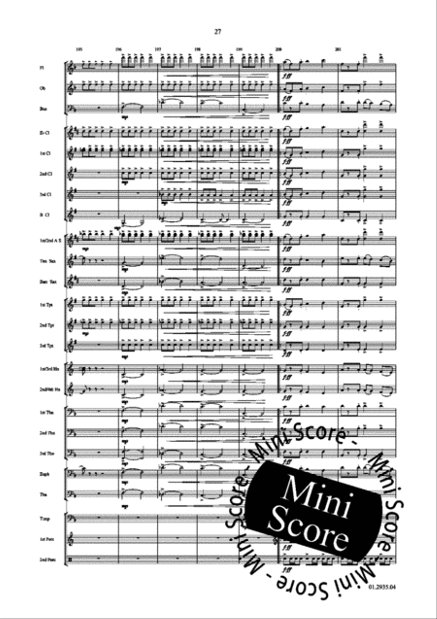 Rocky Mountains Rocky Mountains Concert Band scores gallery preview page 31