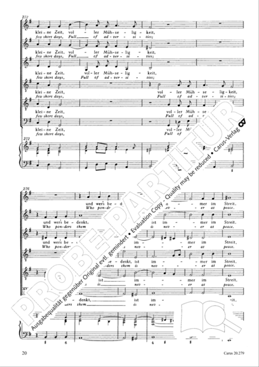 Musikalische Exequien I-III Score scores gallery preview page 23