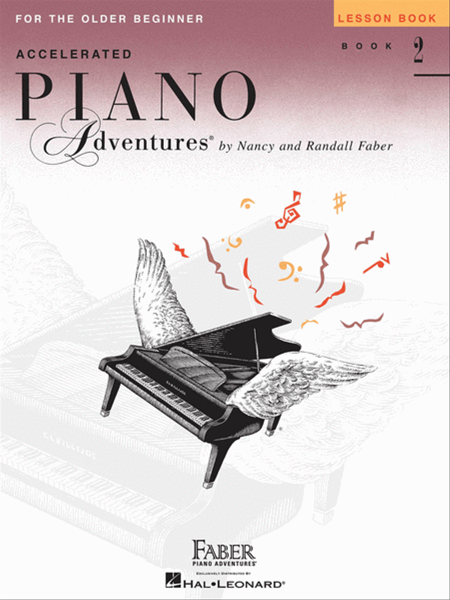 Accelerated Piano Adventures for the Older Beginner – Lesson Book 2, International Edition Piano Method scores gallery preview page 1