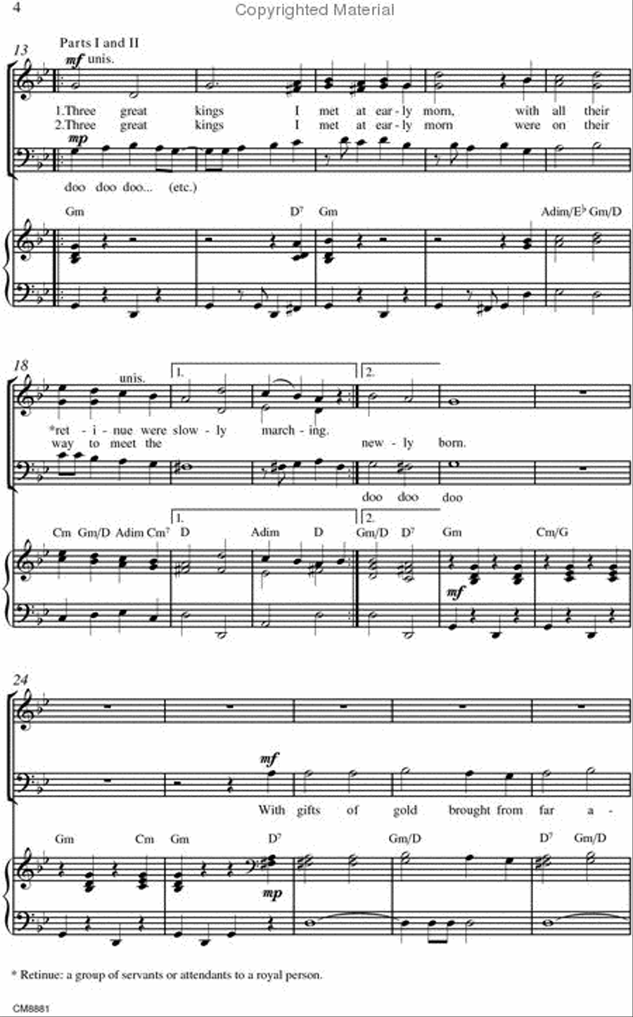 March of the Kings 3-Part scores gallery preview page 3