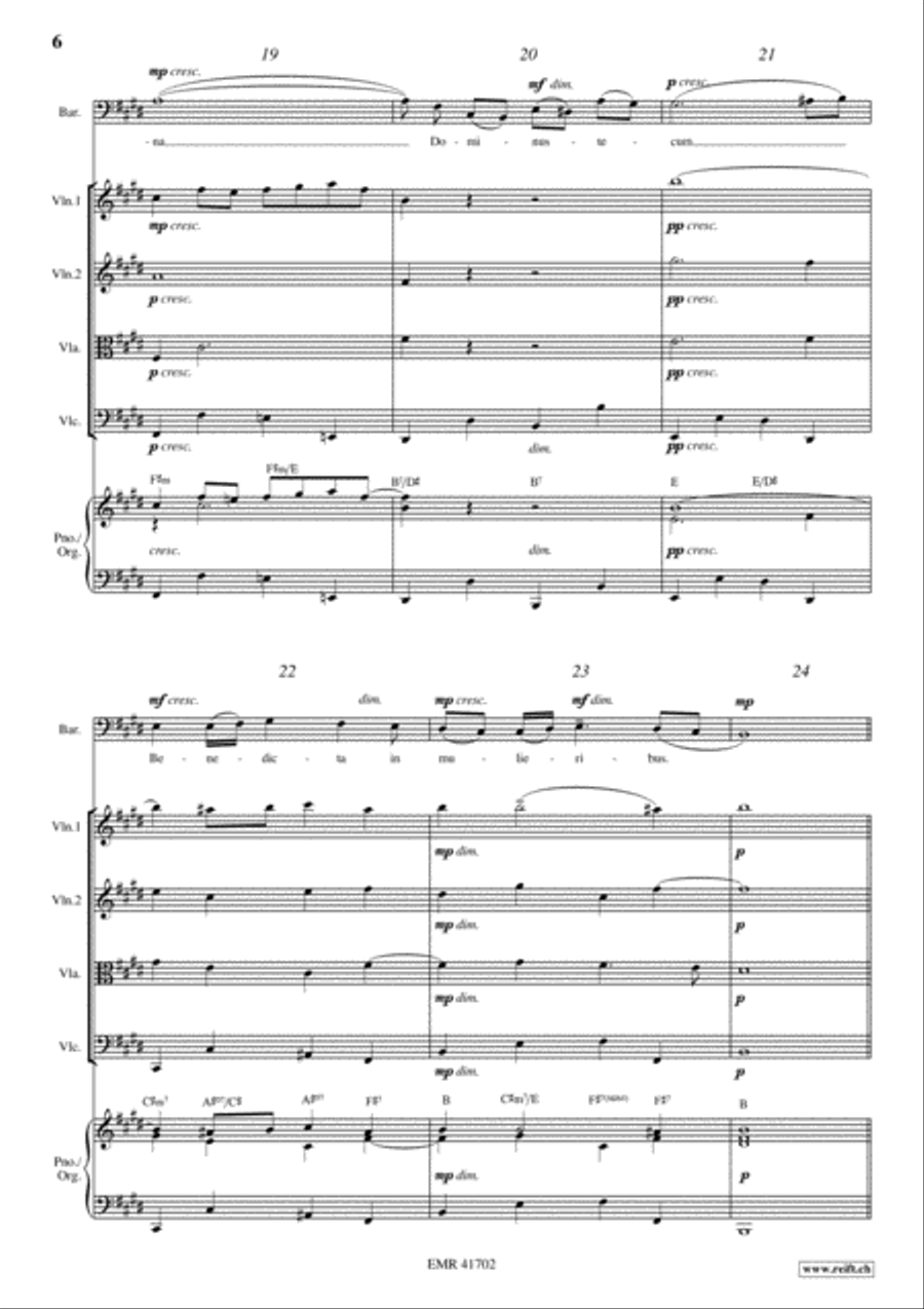 Ave Maria Ave Maria String Quartet scores gallery preview page 7