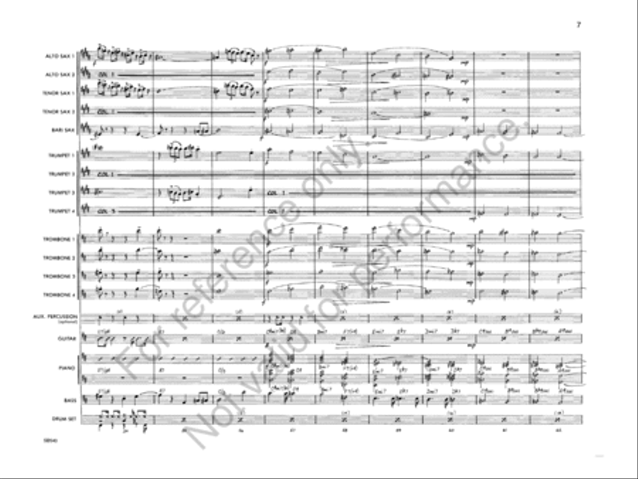 The Mad Grasshopper Jazz Ensemble scores gallery preview page 9