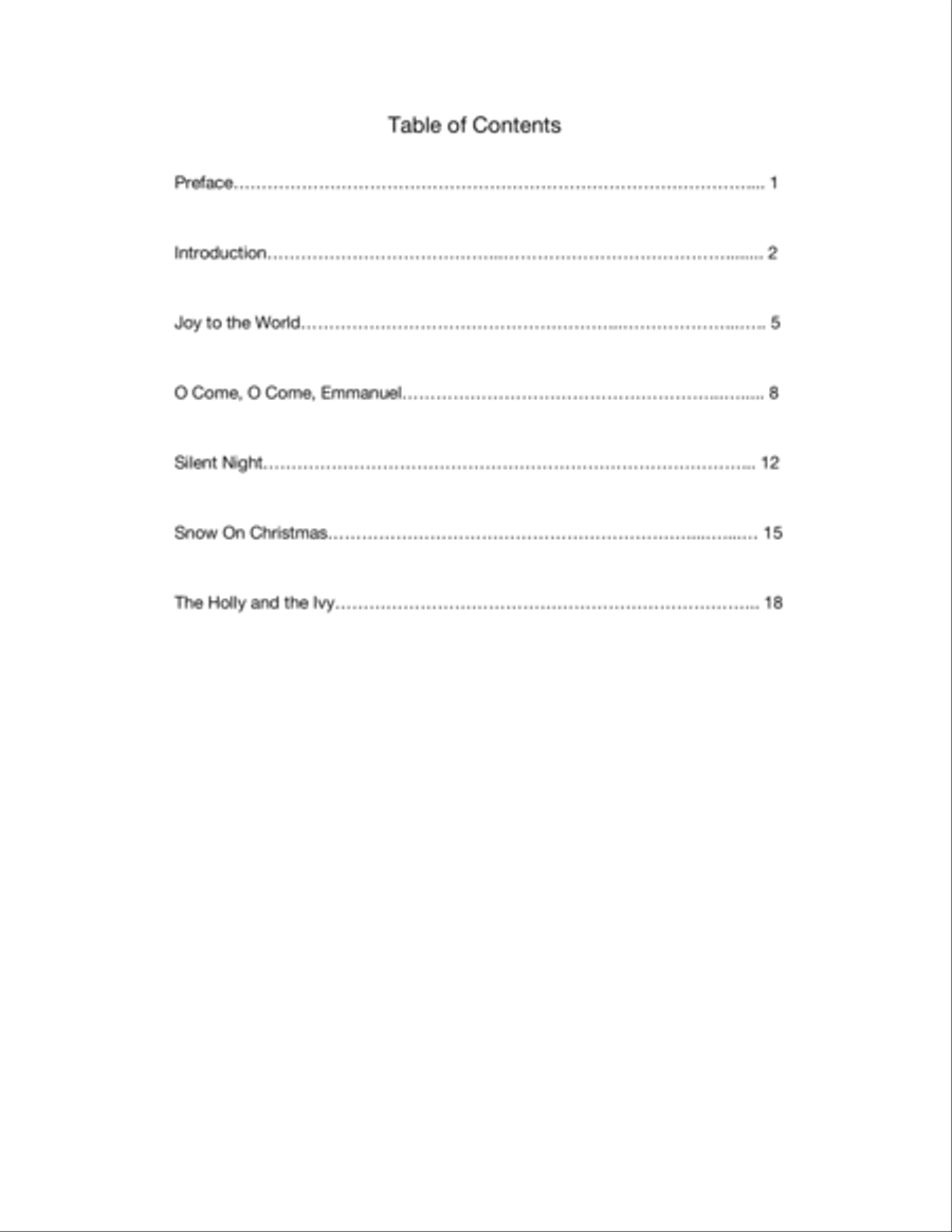 A DADGAD Christmas Acoustic Guitar scores gallery preview page 2