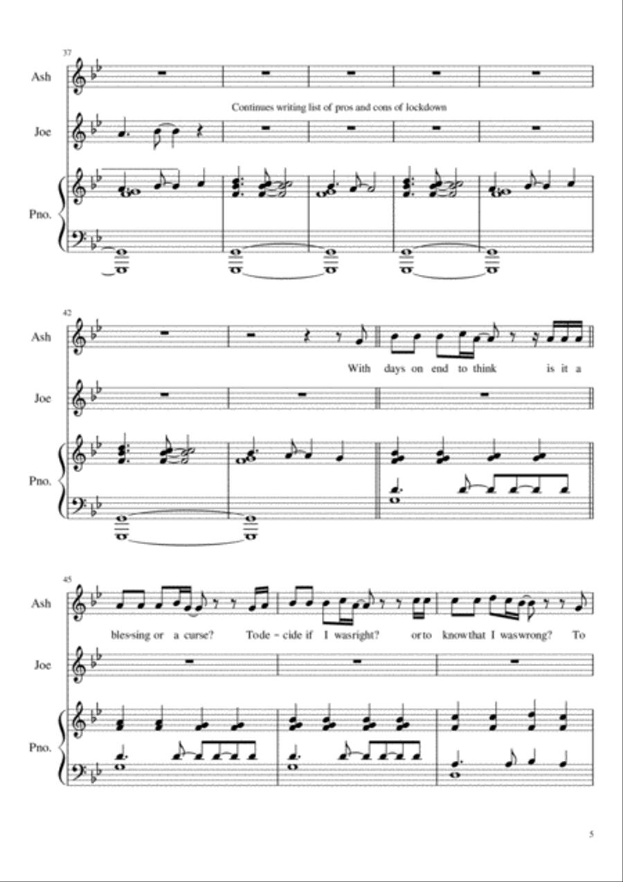 The Man I Want to Be Piano scores gallery preview page 5
