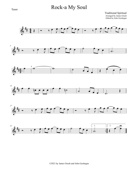 Six Spirituals for Recorder Trios image number null