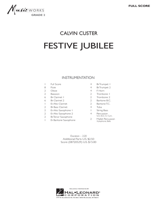 Festive Jubilee - Full Score