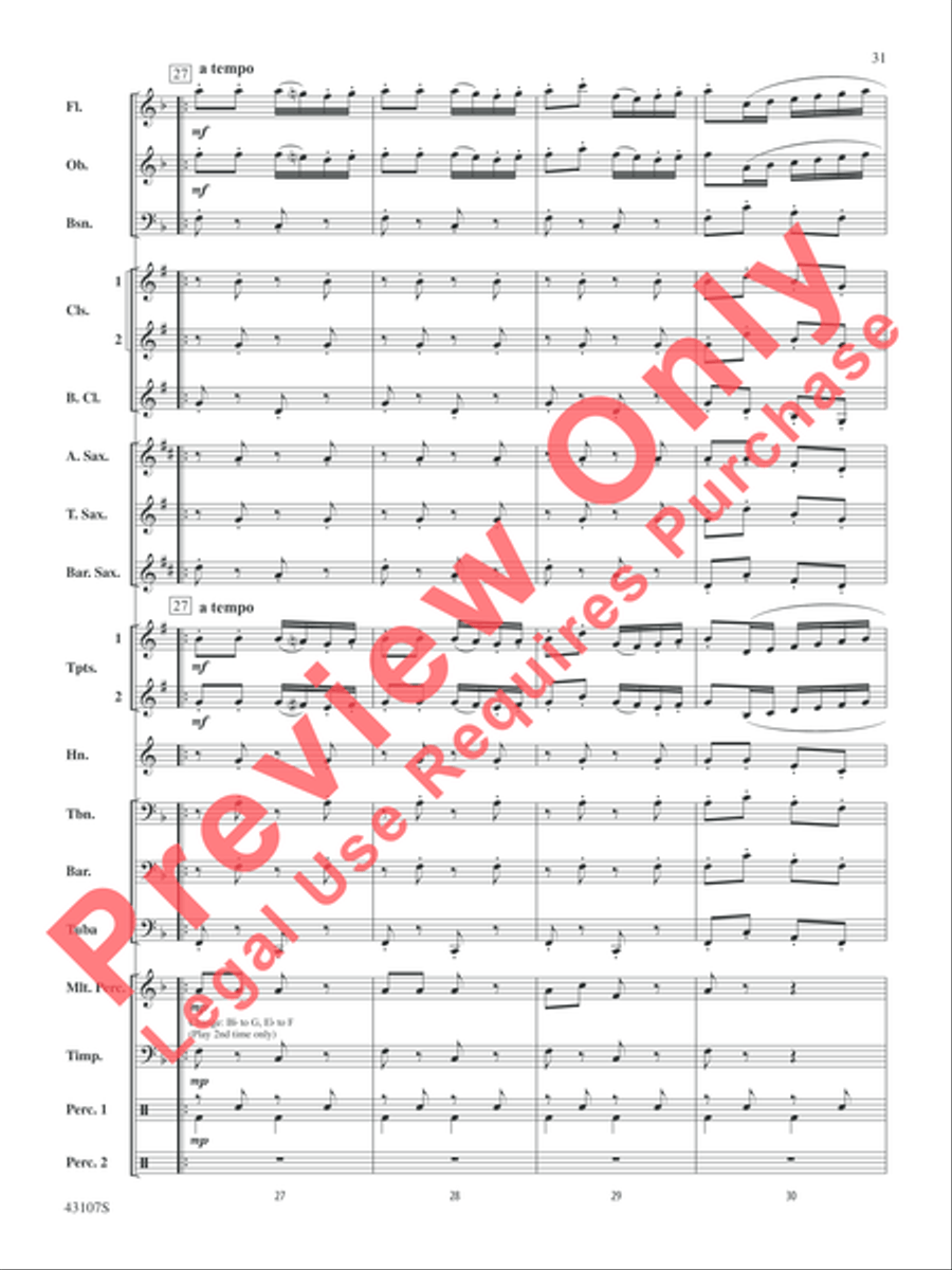 Happy Holidays---Vol. 2 Happy Holidays---Vol. 2 Concert Band scores gallery preview page 24