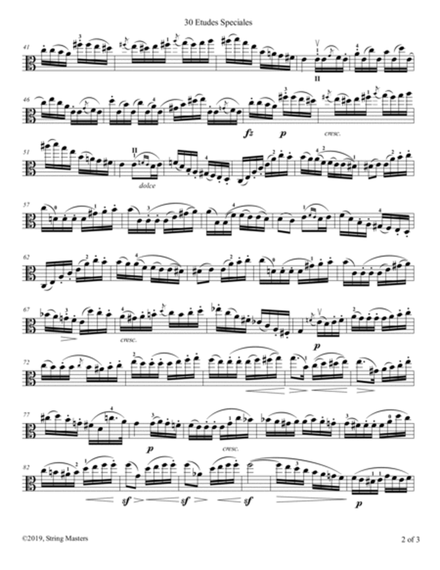 Mazas, Etudes for Viola Op 36, Book 1, No.16