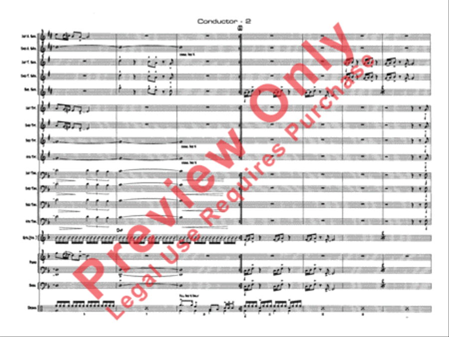 Shaft, Theme from Jazz Ensemble scores gallery preview page 5