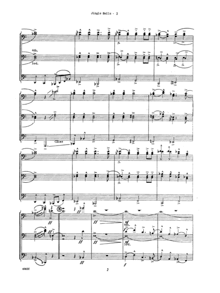 Ten Christmas Carols For Trombone Quintet/Full Score