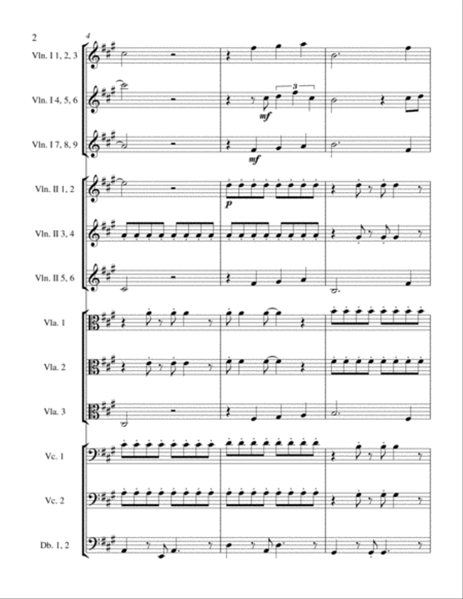 Cama E Mesa String Orchestra scores gallery preview page 5