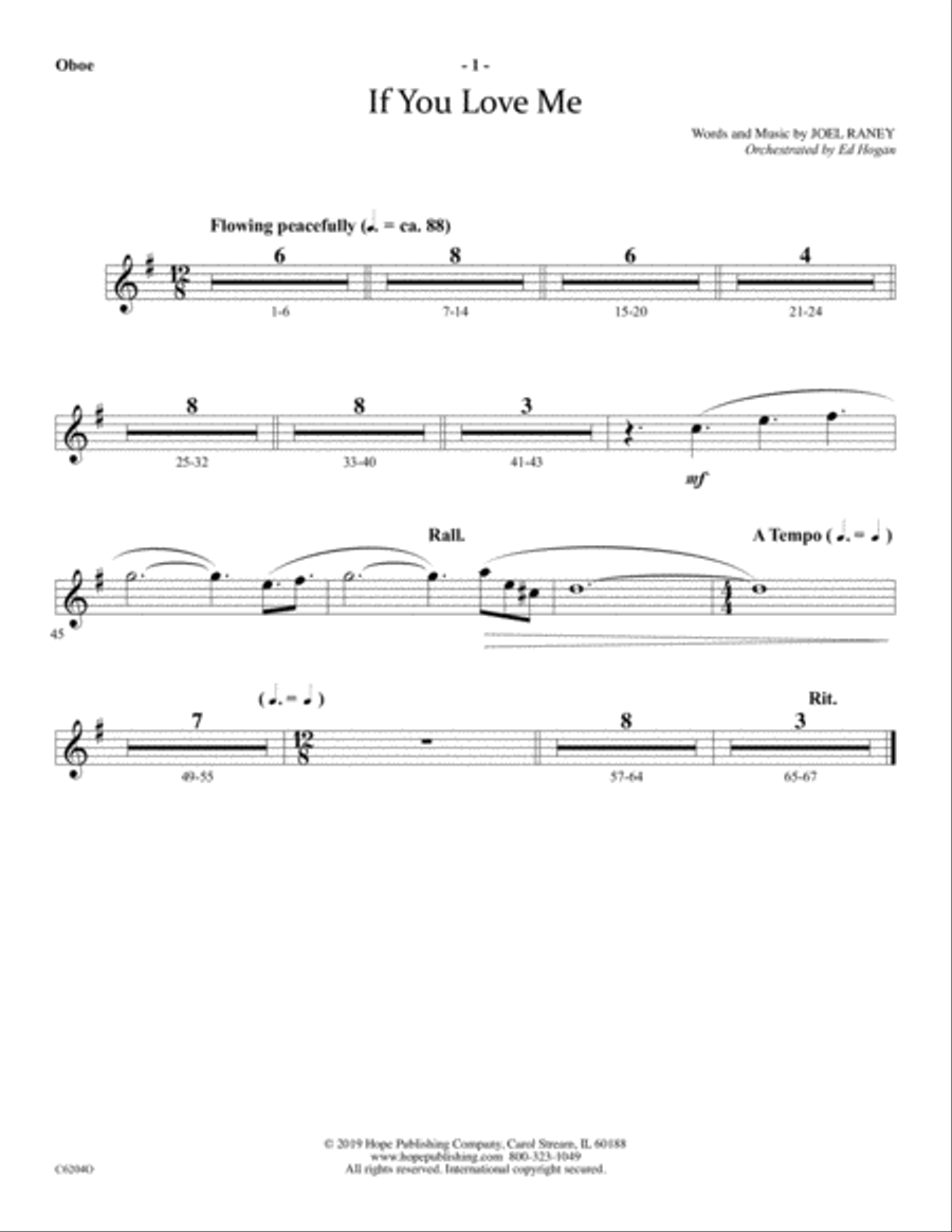If You Love Me If You Love Me Choir scores gallery preview page 19