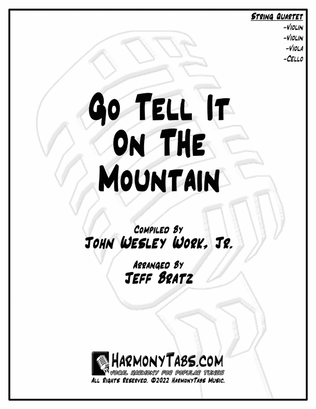 Book cover for Go Tell It On The Mountain (String Quartet)