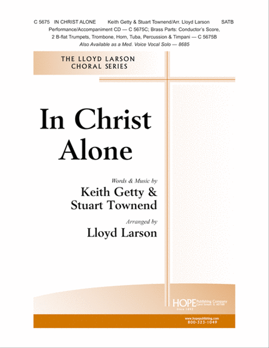 In Christ Alone 4-Part scores gallery preview page 1