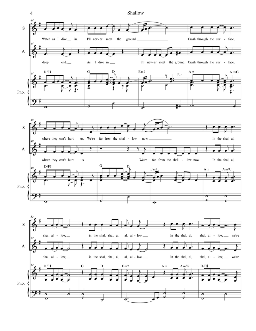 Shallow SA scores gallery preview page 4