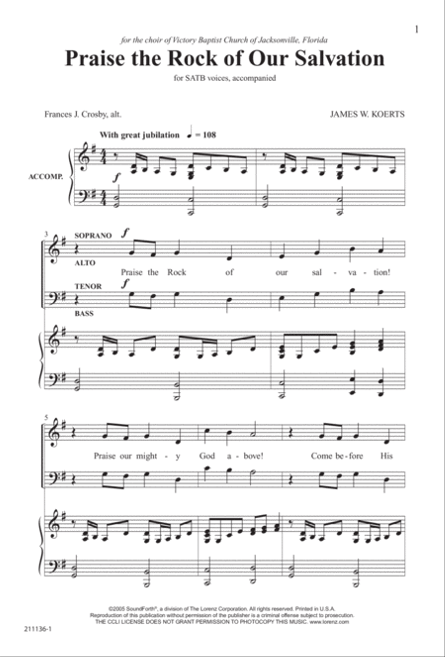 Marching to Zion 4-Part scores gallery preview page 7