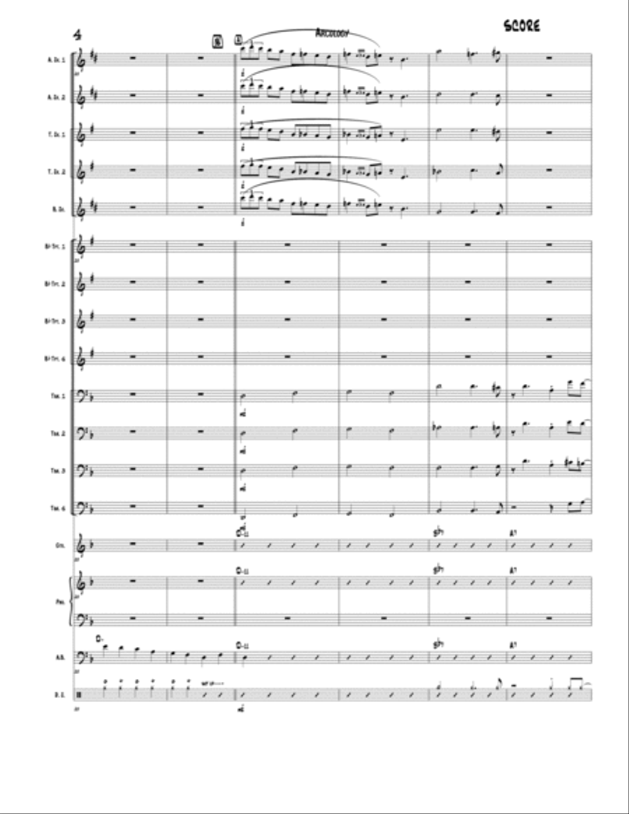 Arcology Jazz Ensemble scores gallery preview page 5