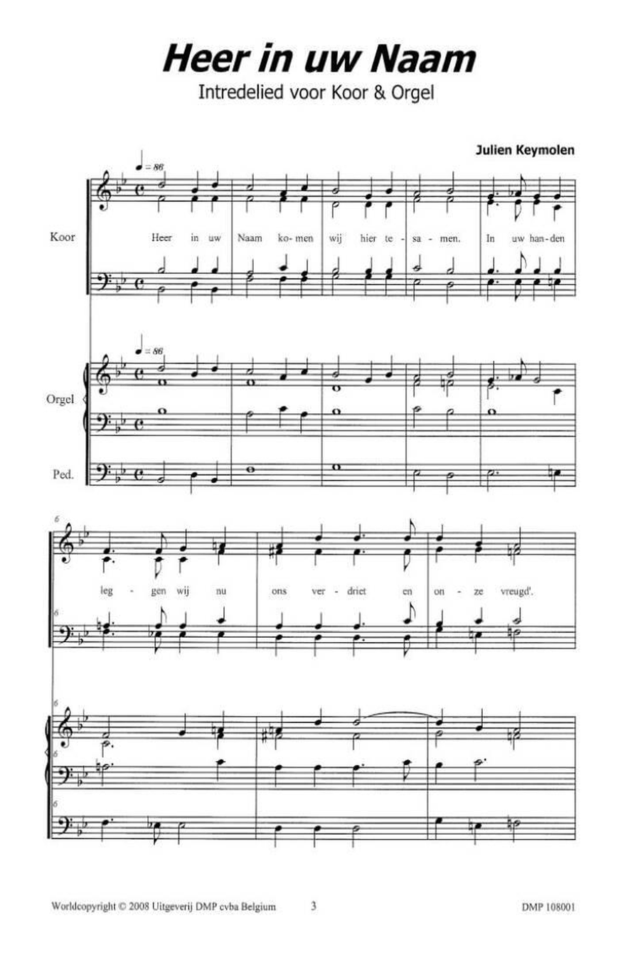 Heer In Uw Naam Mixed Choir scores gallery preview page 2