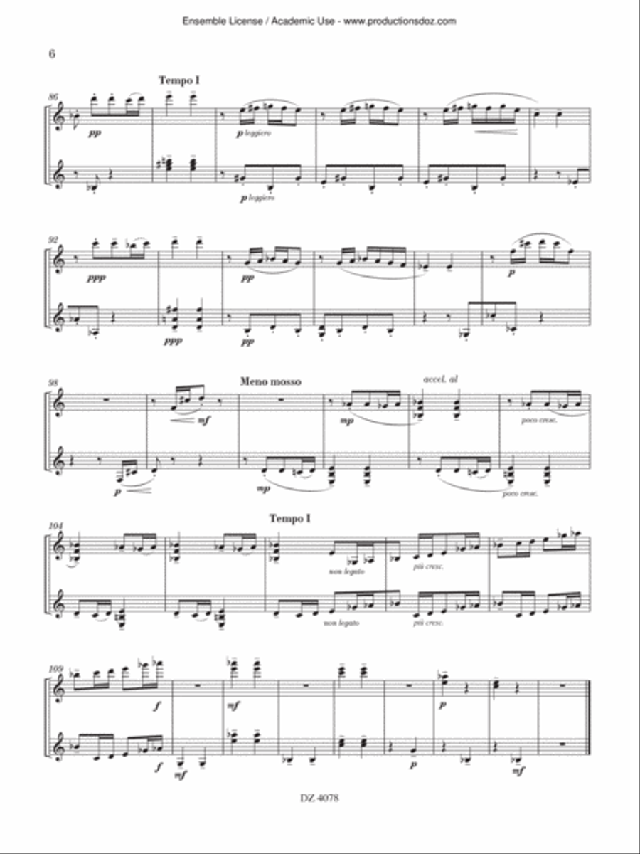 Suite, Opus 14 Classical Guitar scores gallery preview page 6