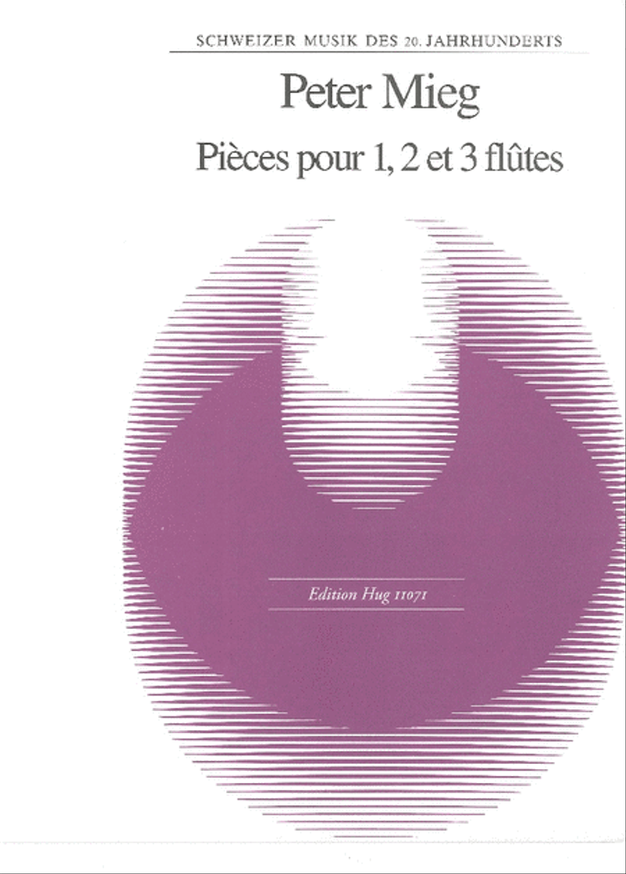 Pieces pour 1,2 et 3 Flutes Flute Trio scores gallery preview page 1