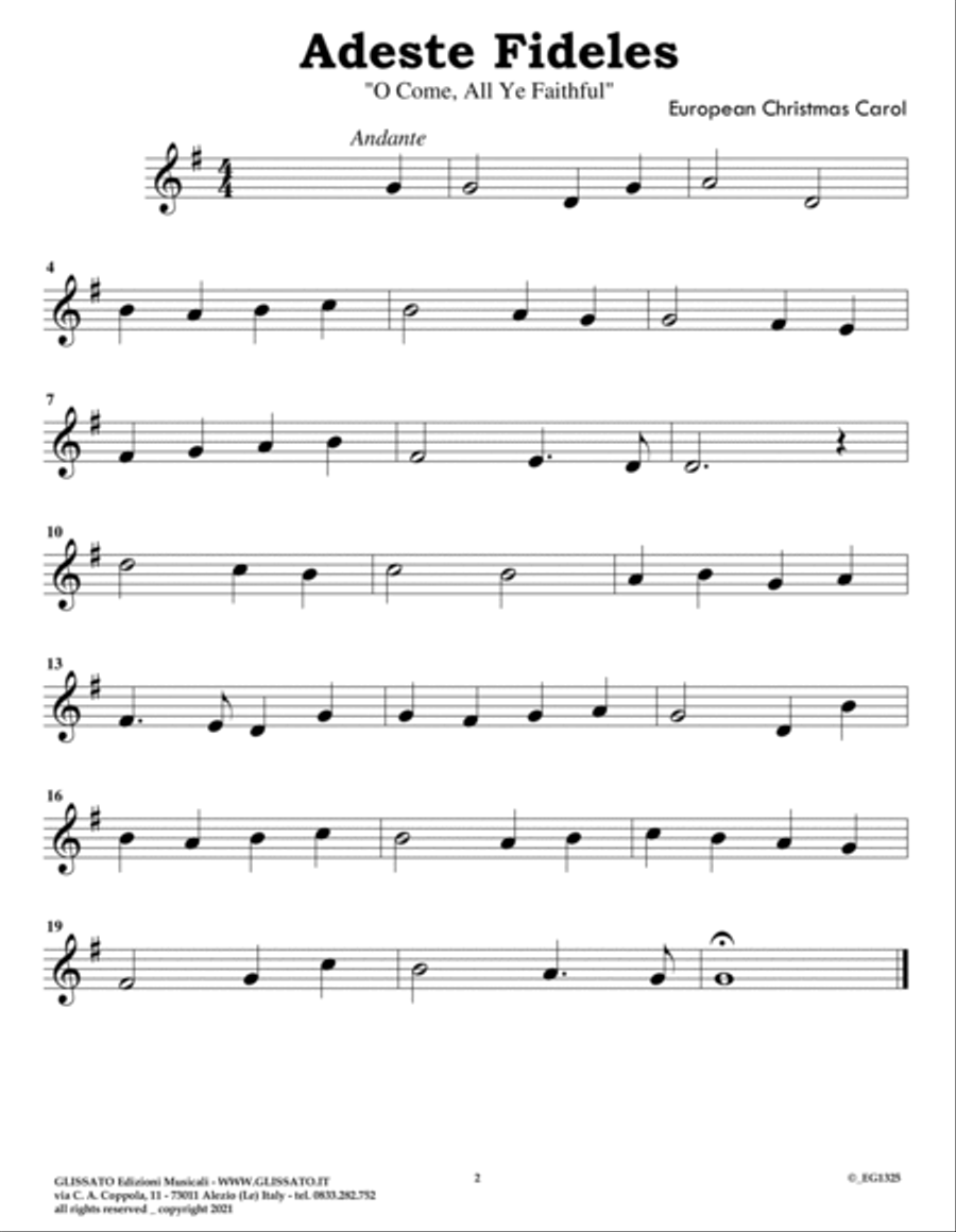 50 Christmas Carols for solo Soprano Recorder Soprano Recorder scores gallery preview page 4