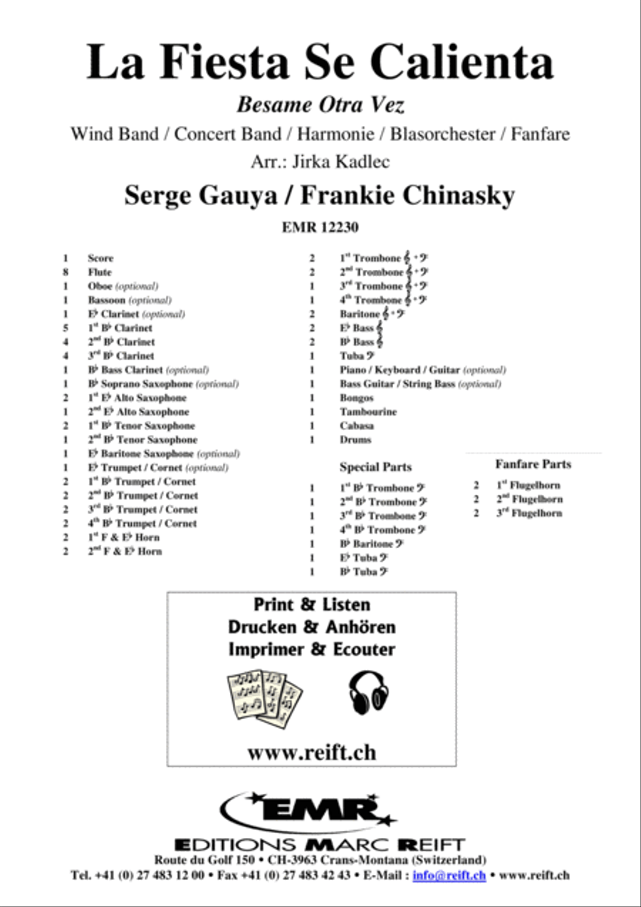 La Fiesta Se Calienta La Fiesta Se Calienta Concert Band scores gallery preview page 2