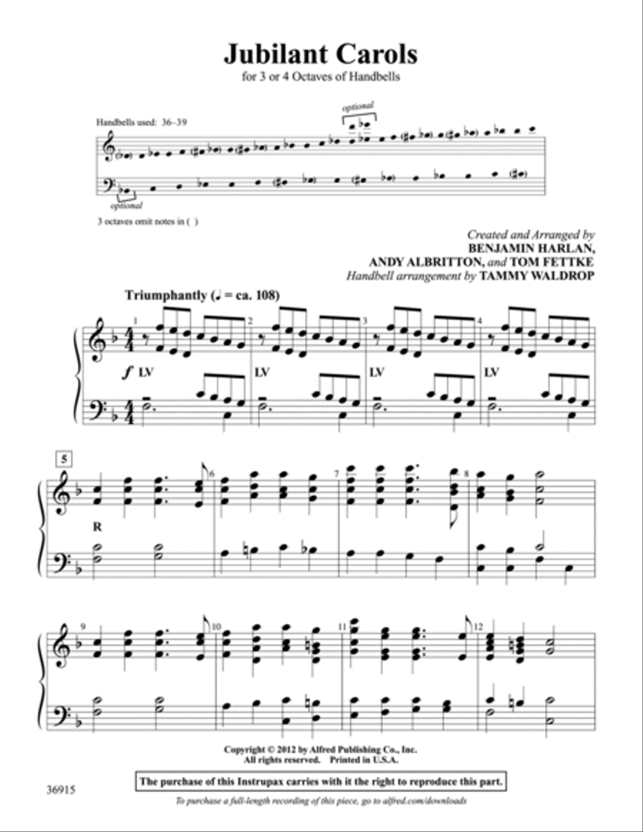 Jubilant Carols Choir scores gallery preview page 2