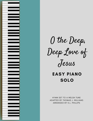 Book cover for O the Deep, Deep Love of Jesus - Easy Piano Solo
