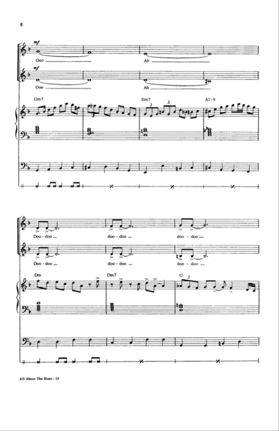 All About the Blues All About the Blues Choir scores gallery preview page 6