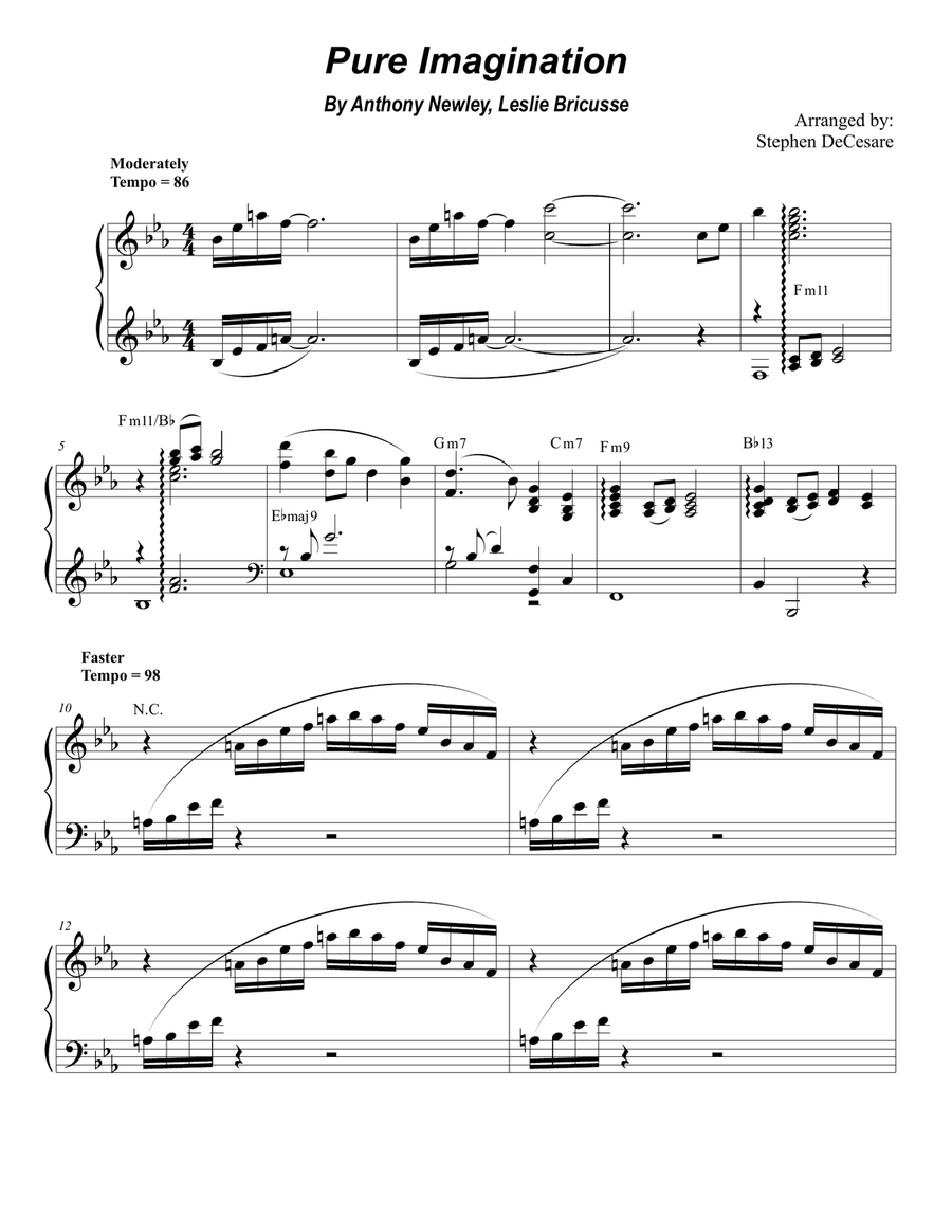 Pure Imagination Piano Trio scores gallery preview page 6