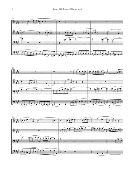 Twenty-Four Fugues from the Well Tempered Clavier volume 2 for Trombone Quartet