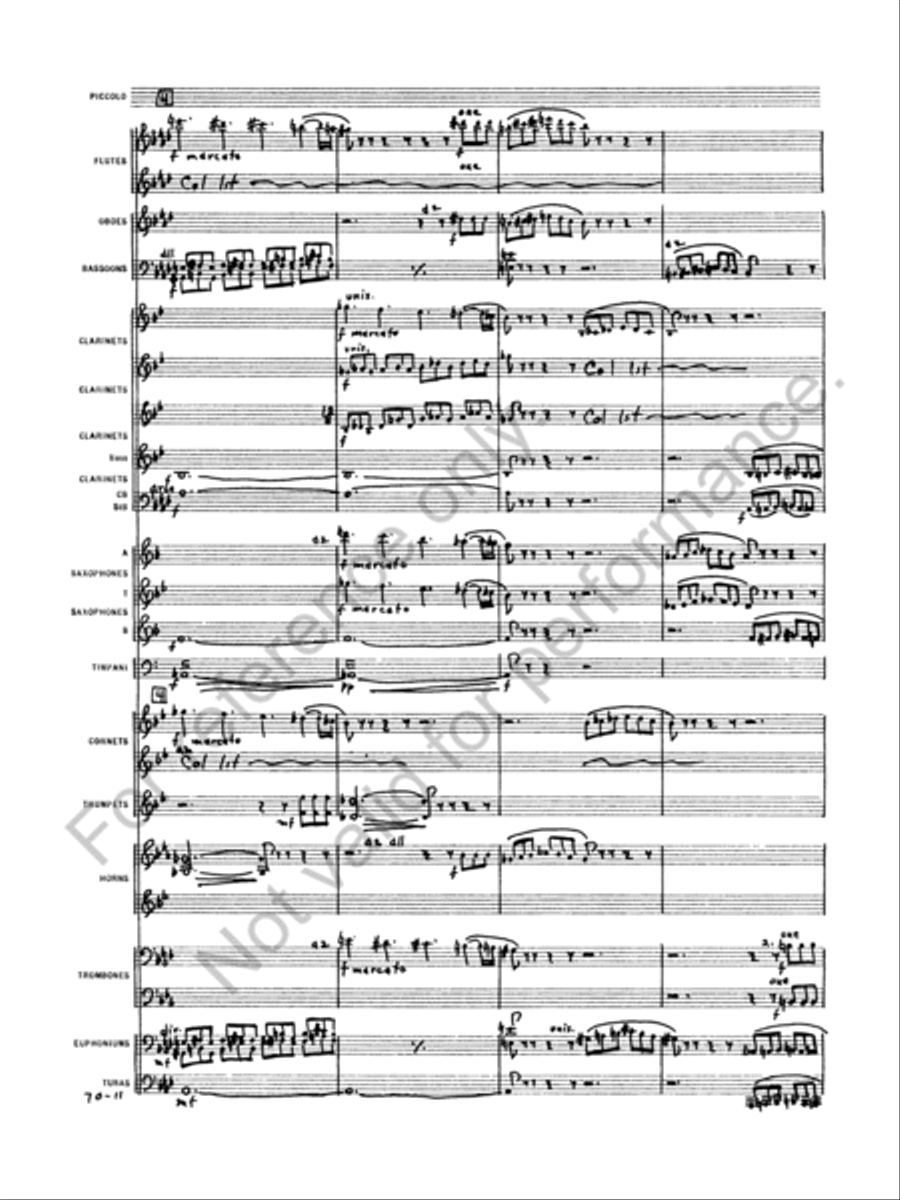 Symphony No. 6 Concert Band scores gallery preview page 13